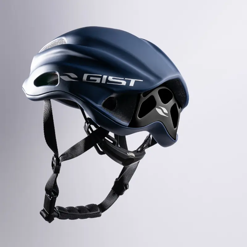 Casque vélo adulte GIST Route Veloce bleu taille 56-62 réglage molette boucle Fidlock — vue 8