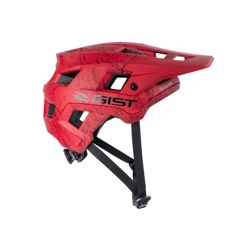 Велошлем за възрастни GIST VTT Scrub червен in-mold 52-56 cm
