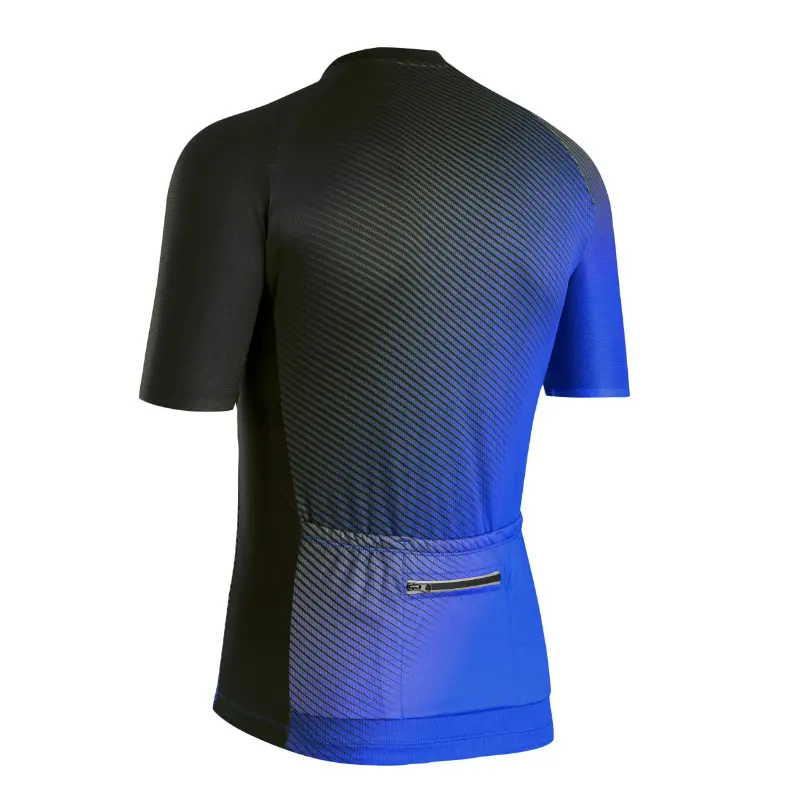 Dres GIST léto Flow krátké rukávy zip celý modrý M -5349 — pohled 2
