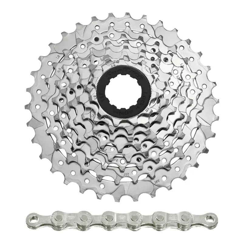 Cassette et chaîne Sunrace M66 8V 11-32 VTT avec chaîne CNM84 116 maillons