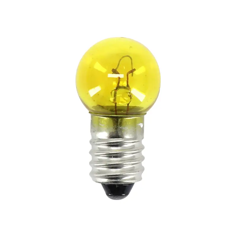 Ampoule standard 12V 6W culot E10 jaune Sélection P2R