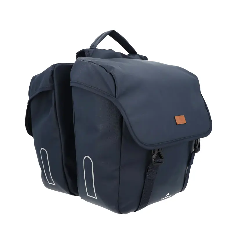 Zadní cyklistické brašny dvojité Hapo.G 2X13,5L modrá 35X34X13cm upevnění nastavitelnými popruhy a suchými zipy
