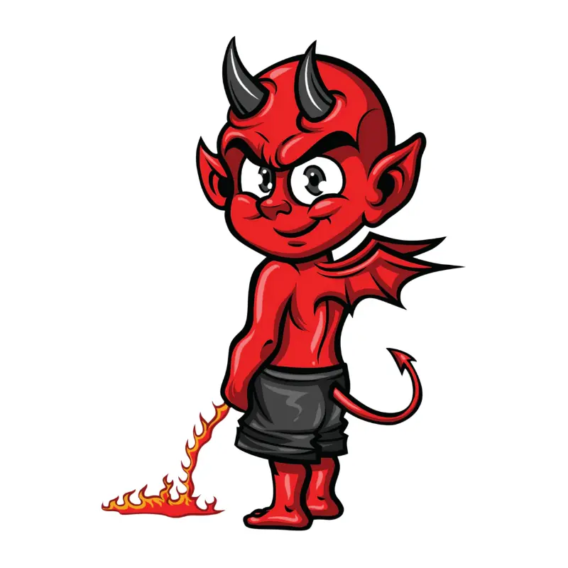 ملصق Lethal Threat Mini Lil Devil 60x80mm