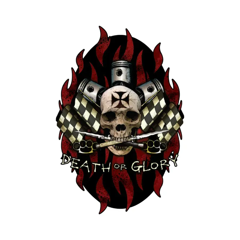 Nálepka Lethal Threat Mini Death or Glory 60x80mm