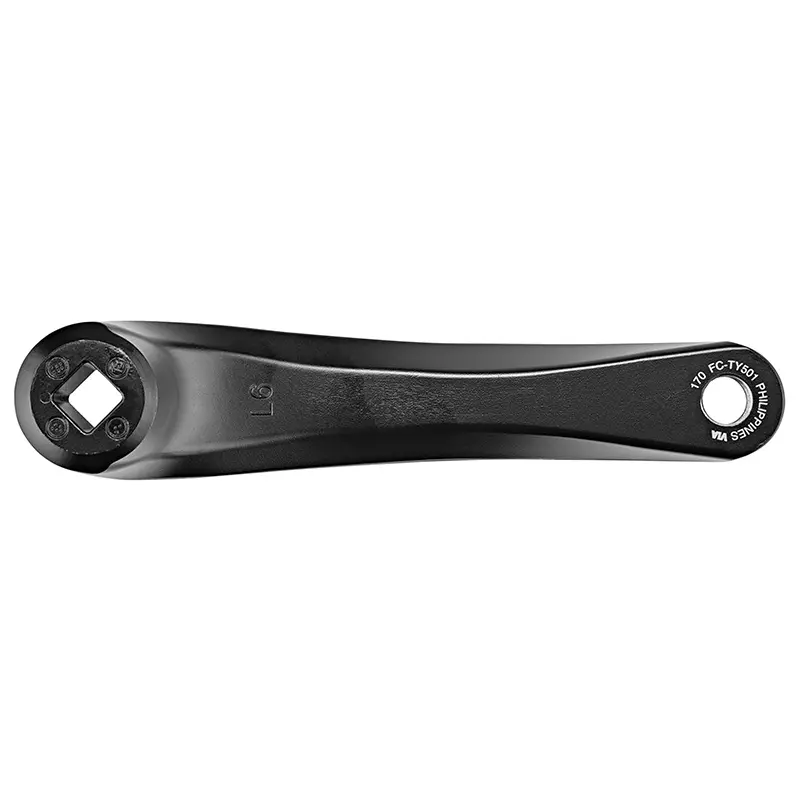 MTB-Kurbelgarnitur Shimano 7-8V TY501 schwarz 175 mm 42-34-24 (Tretlager 122 mm) — Ansicht 2