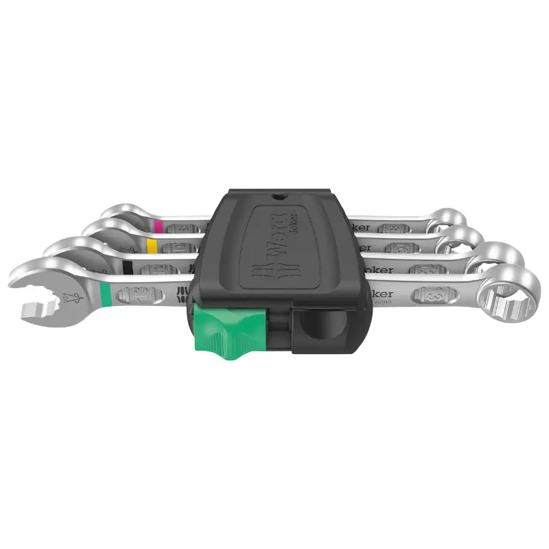 Clé mixte-plate double Wera 6003 Joker 8-10-12-13 mm Chrome-Molybdène (lot de 4)