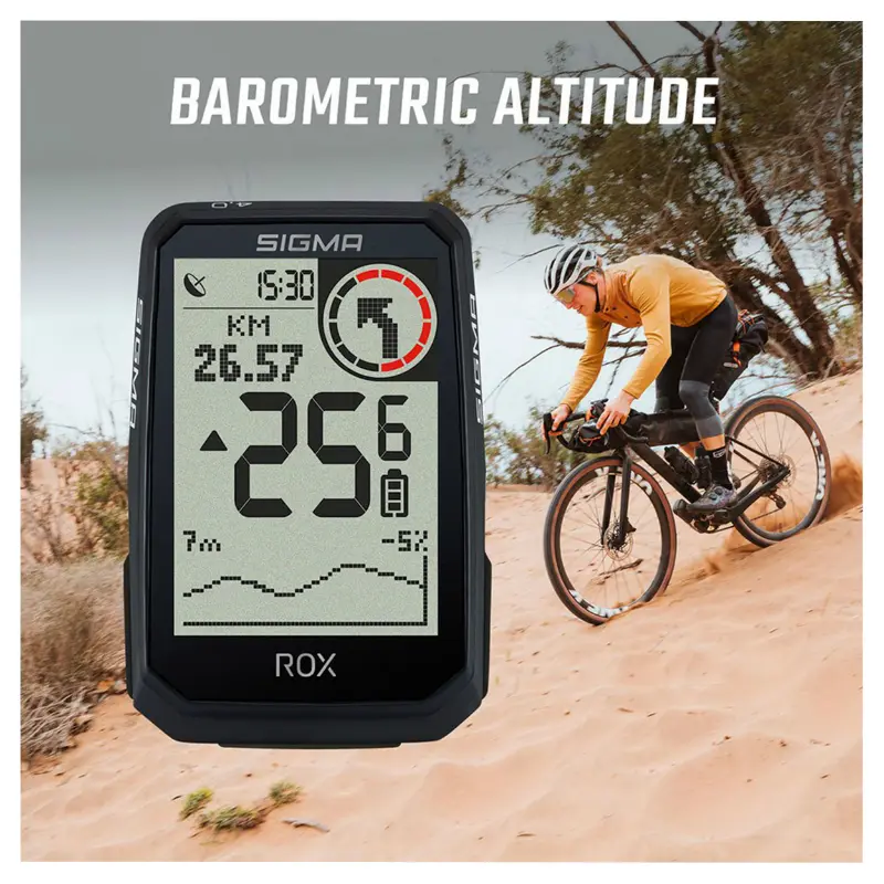 سگما ROX 4.0 GPS اینڈیورنس بلیک ایلٹیمیٹر کے ساتھ — 7 ویو