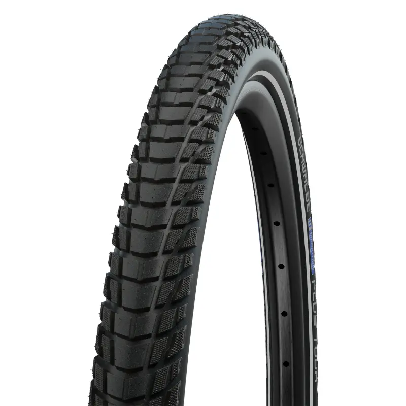 Pneu VTT Schwalbe Marathon Plus Tour 27.5 x 2.15 noir TR renfort 5 mm flanc Reflex homologué VAE E50