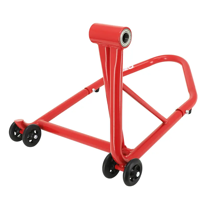Motorrad-Ständer P2R Hinterrad-Monobras aus Stahl rot (linksseitige Aufnahme) — Ansicht 2