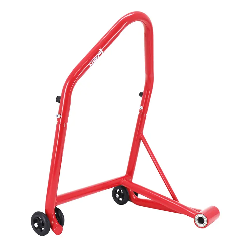 Motorrad-Ständer P2R Hinterrad-Monobras aus Stahl rot (linksseitige Aufnahme) — Ansicht 5