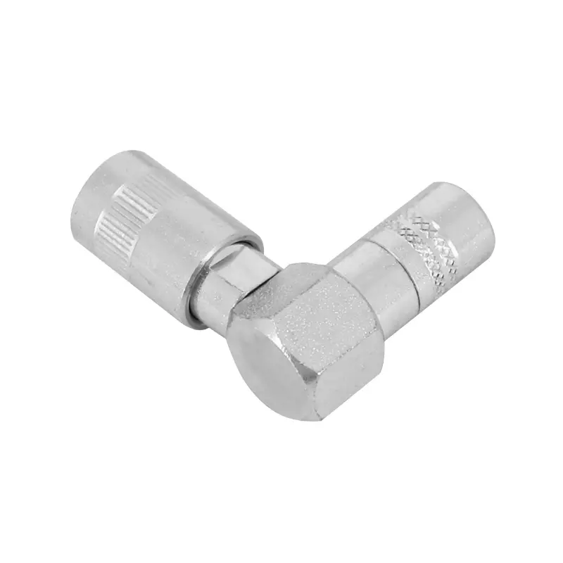 Cabeça de lubrificação hidráulica Pressol com grampo e conexão rápida curvada 90° — vista 2