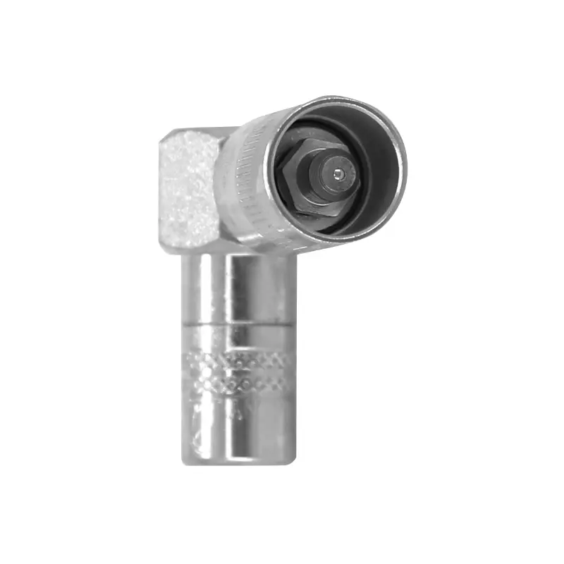 Cabeça de lubrificação hidráulica Pressol com grampo e conexão rápida curvada 90° — vista 3