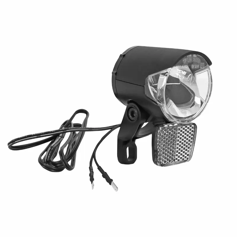 Fahrradbeleuchtung mit Dynamo Herrmans MR4 100 Lumen vorne 6V-2.4W schwarz