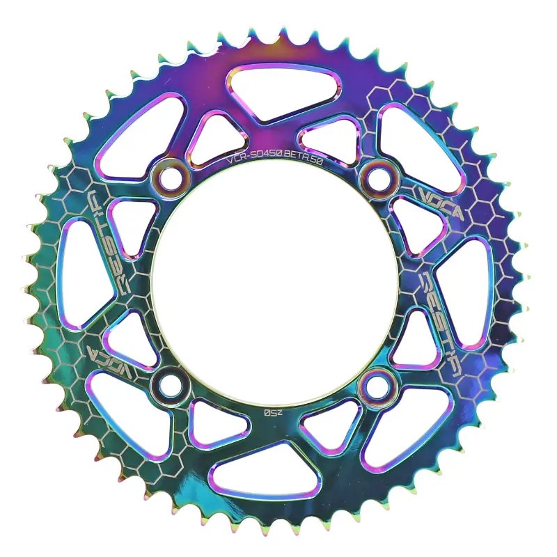 Kettenrad 50 VOCA Racing passend Beta 50 RR Enduro/Motard/Standard 420 Aluminium CNC (100-120-8.5)