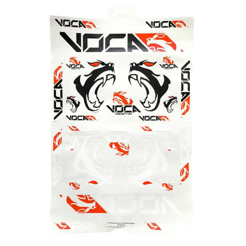 Aufkleberbogen Voca Bestia 600x380 mm - 28 Sticker