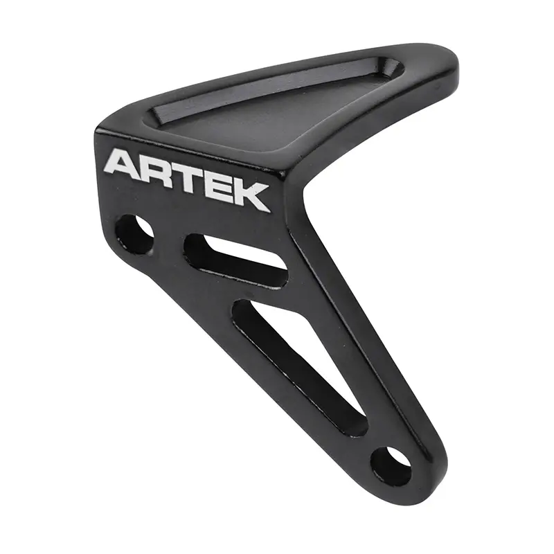 Kupplungshebelanschlag 50 mit Getriebe Artek für Minarelli 50 AM6, Beta 50 RR, Rieju 50 MRT, Sherco 50 SM-R, SE-R Alu CNC schwarz