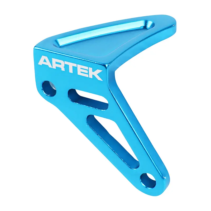 Kupplungsgestänge-Anschlag 50 mit Getriebe Artek für Minarelli 50 AM6, Beta 50 RR, Rieju 50 MRT, Sherco 50 SM-R, SE-R Alu CNC blau