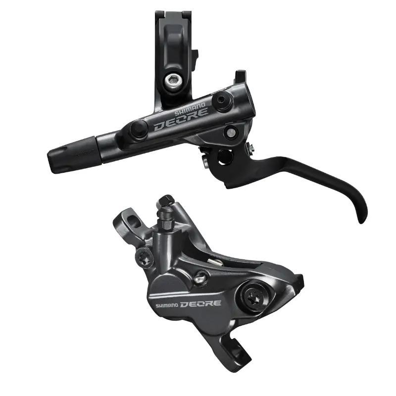 ہائیڈرولک وی ٹی ٹی ڈسک بریک Shimano Deore M6120 فرنٹ بلیک ہوز سسٹم 4 پسٹن 950MM (ڈسک کے بغیر) (ورکشاپ انسٹالیشن)