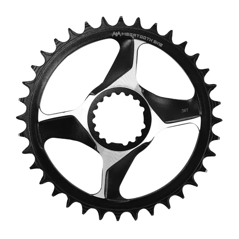 FSA Afterburner 36DTS Mono 12-11V Direct-Mount Kettenblatt MTB, schwarz-silber narrow wide