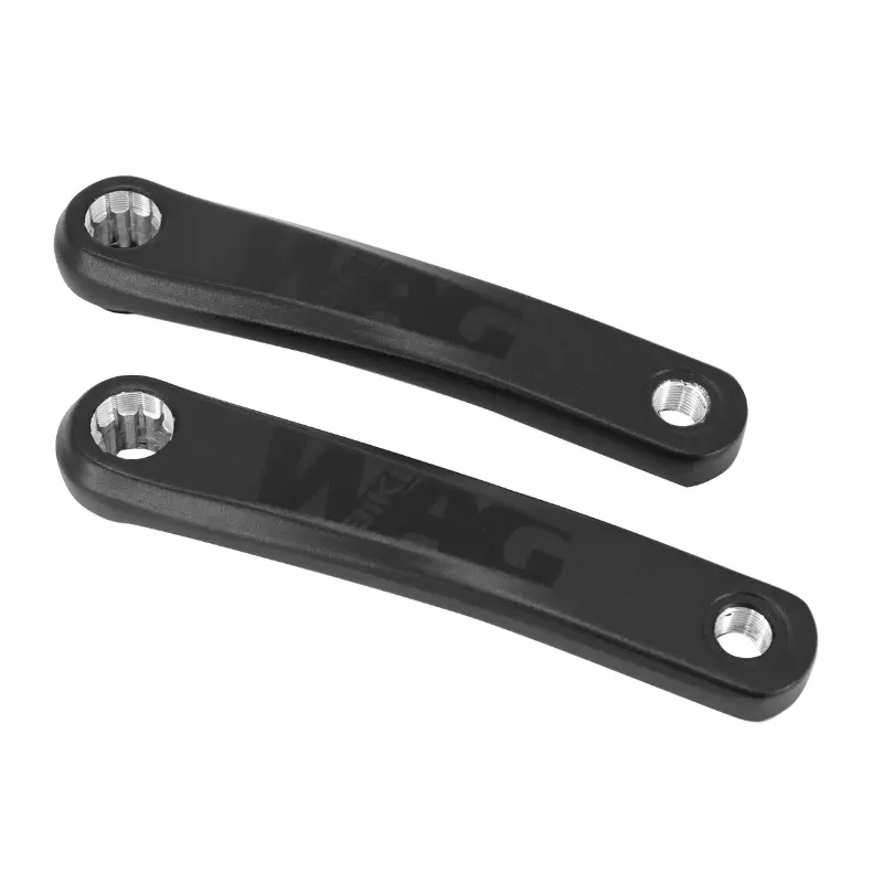 Manivelă pereche 165 mm aluminiu negru ISIS Selecție P2R pentru VAE Yamaha PW-X2/PW-X3/PW-TE/PW-ST/PW-CE și Bosch Gen 4/OLi M02/M03