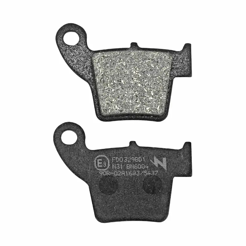 Plaquette de frein Newfren pour honda 250 CRF r 2004+ ar, 450 CRM x 2007+ ar - fantic 50 caballero 2010+ ar - aprilia 450 MXV 2009+ ar (l 60.5MM - h 44MM - p 9.5MM) (FD0329BD) (dirt organique)