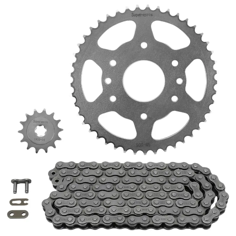 Kettenkit Supersprox 520 14X45 KTM 125 Duke ABS 2014-2024 / RC 2014-2024 / Husqvarna 125 Svartpilen 2021-2024 — Ansicht 5