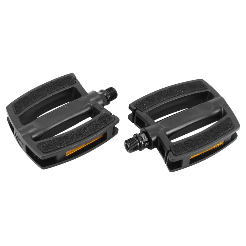 Pédales city Marwi noir résine avec inserts super grip 9-16" (paire)