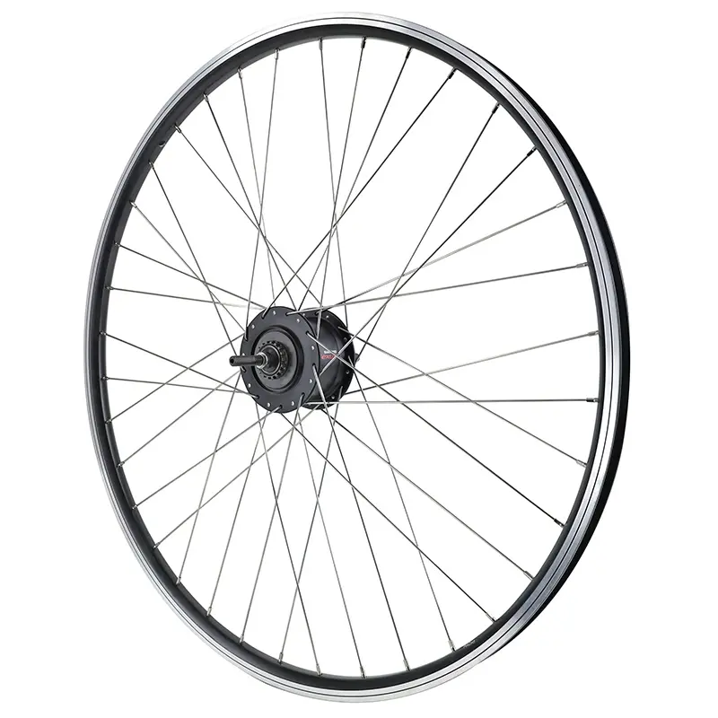 Roue VTC patin 700 x 35 - 28" ER10 arriere noir double paroi moyeu nexus 7V 36 rayons inox (sg-c30001-7r)