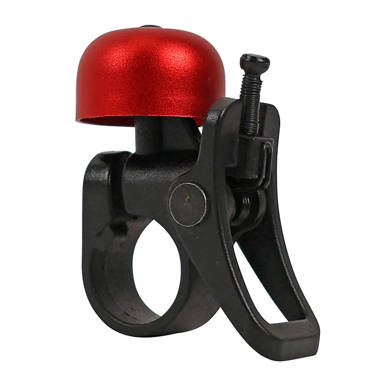 Sonnette-timbre P2R pour trottinette Xiaomi Pro/Pro 2/1S/Essential/Mi 3/M365 noir-rouge
