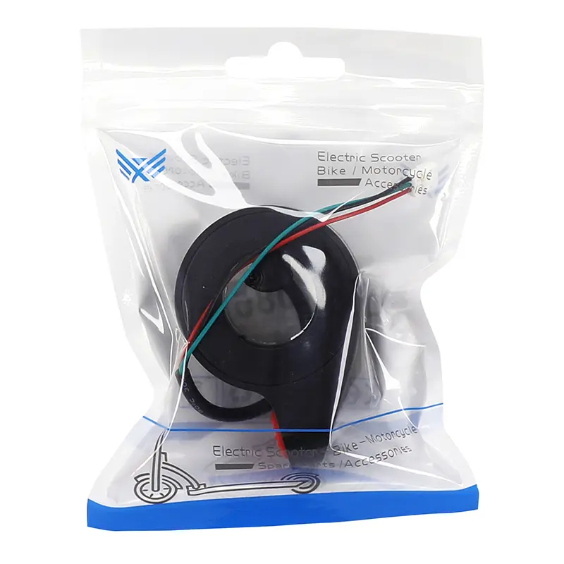 Commande gâchette accélérateur P2R pour trottinette Xiaomi M365, 1S, Essential, Pro, Pro 2 noir-rouge — vue 3