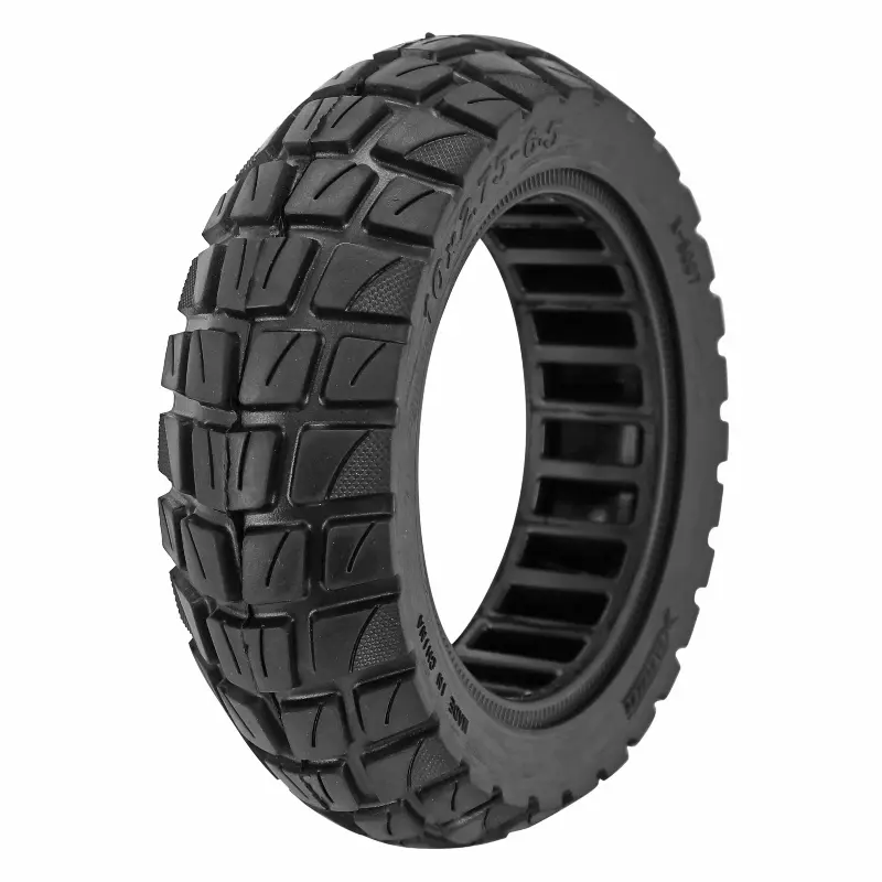 Pneu trottinette plein cross 10 x 2.75-6.5 noir (largeur interieur 54MM)