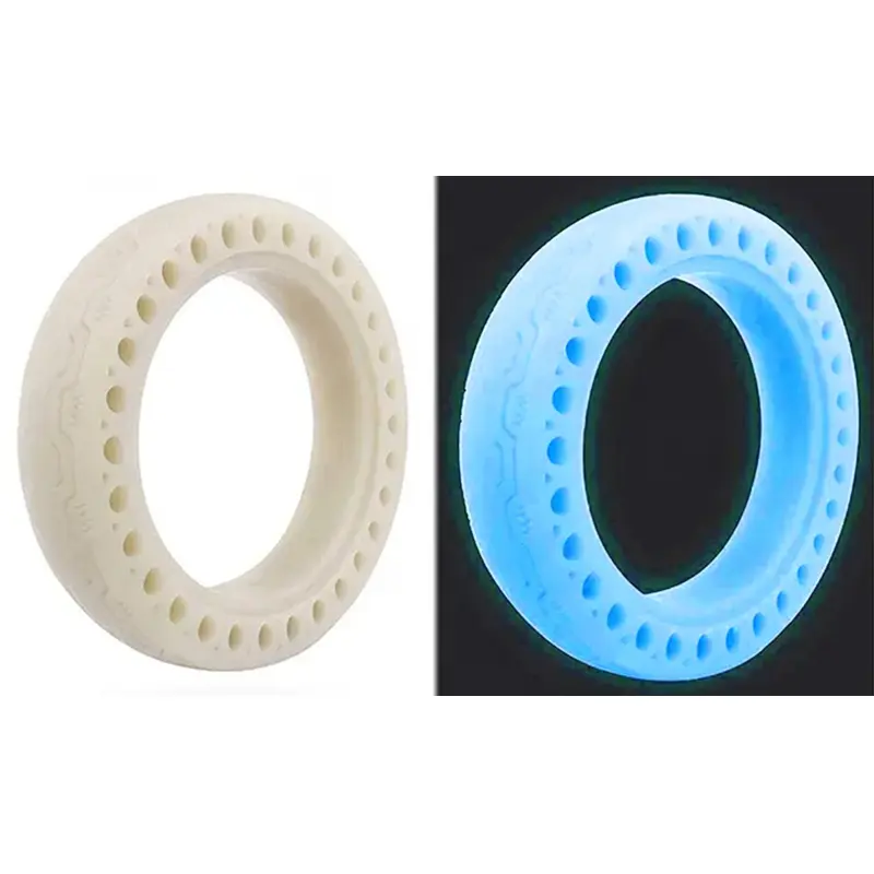 Vollgummireifen für Tretroller 8,5 x 2,00 blau fluoreszierend P2R — Ansicht 4