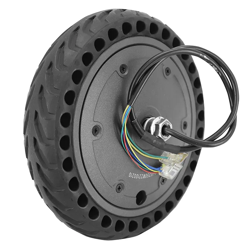 Moteur trottinette Xiaomi M365 Essential 1S 36V 250W noir complet avec roue et pneu alvéolé 8,5 P2R