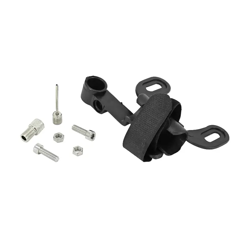 Pumpe für Elektro-Tretroller P2R Aluminium schwarz VS mit Manometer 15 bar — Ansicht 4