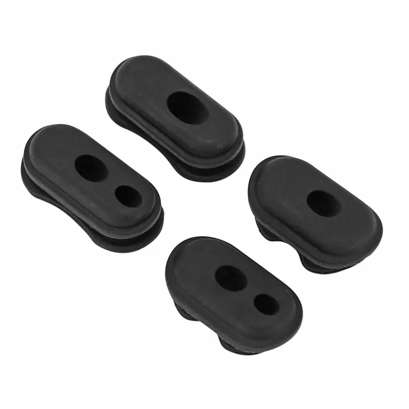 Support passe-câble trottinette Xiaomi M365/Essential/1S/Pro/Pro 2/Mi 3 silicone noir P2R (lot de 4)