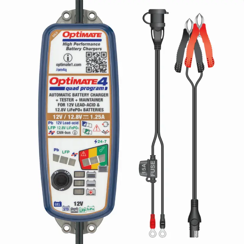 Batterieladegerät Optimate 4 Quad Program TM630 12V — Ansicht 7