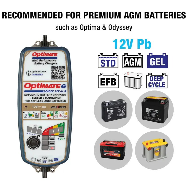 Batterieladegerät Optimate 4 Quad Program TM630 12V — Ansicht 8