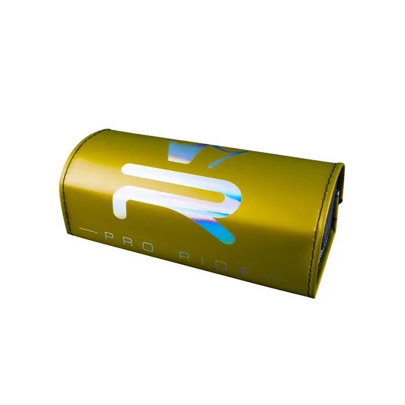 KRM Pro Ride Lenkergriff-Matte mattgold mit holografischem Logo