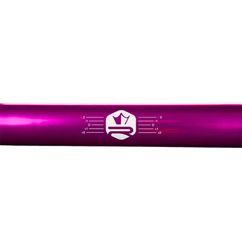 Řídítka KRM Pro Ride Oversize Průměr 28,6 mm Hliník Růžová s Pěnou a Holografickým Logem — pohled 7