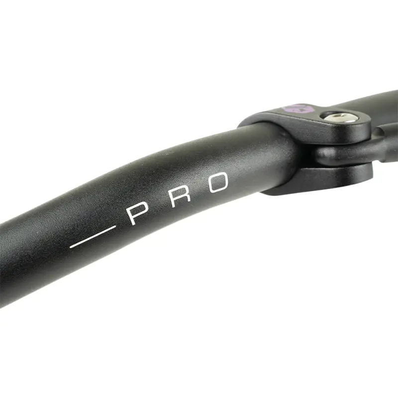 KRM Pro Ride 50 -laatikon ohjaustanko halkaisija 22,2 mm alumiini musta-violetti vaahtokumilla — näkymä 5