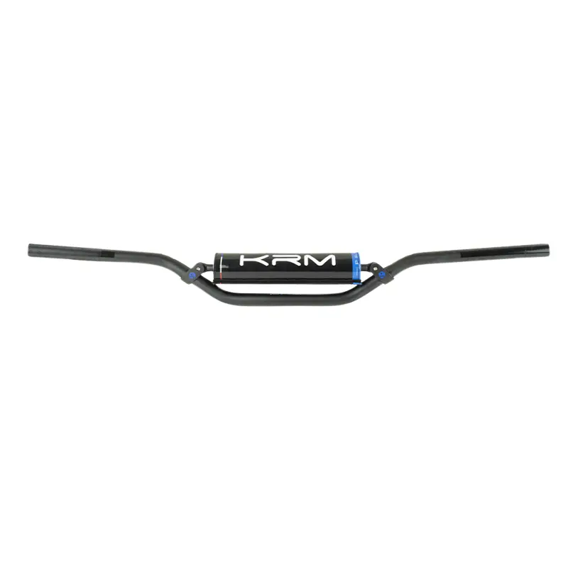 مقود KRM Pro Ride 22.2 مم ألومنيوم أسود أزرق مع رغوة