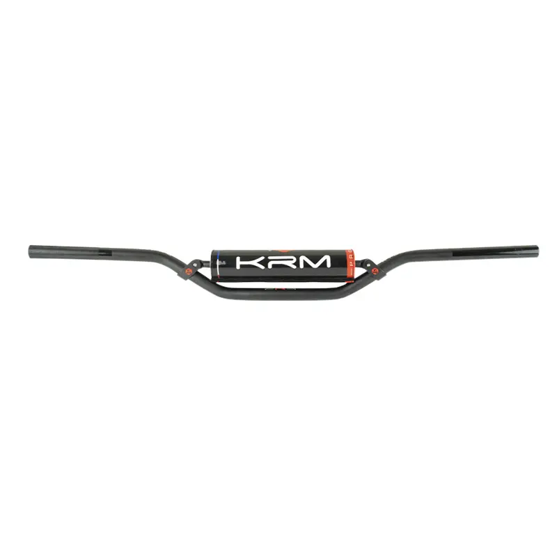 Guidon KRM Pro Ride 22,2 mm aluminium noir-rouge avec mousse