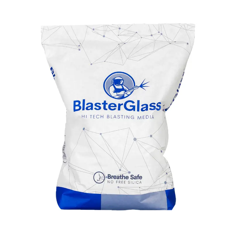 Abrasiv granulat de sticlă 100-300 microni Selecție P2R pentru sableu (sac 20 kg)