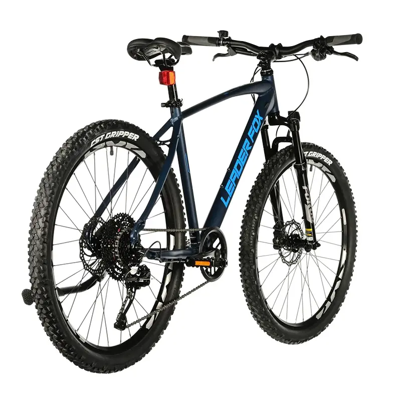 BTT 26 polegadas Leader Fox Factor 2025 quadro 20 polegadas hidráulico a disco azul noite mate — vista 3