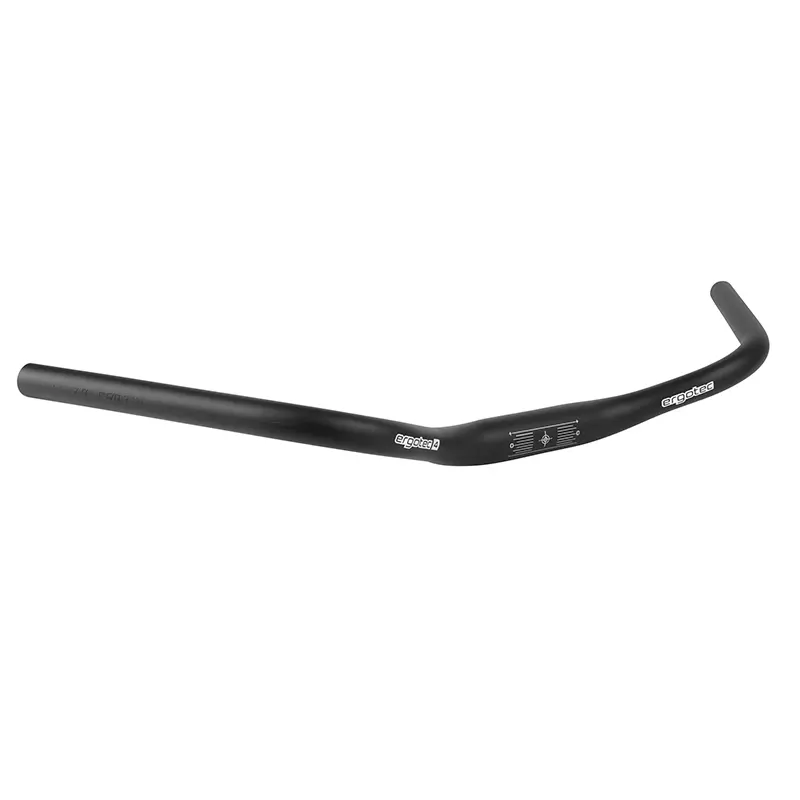 Ergotec 슈투트가르터 알루미늄 블랙 31.8 mm 직경 610 mm 길이 VTT 시티 업 핸들바