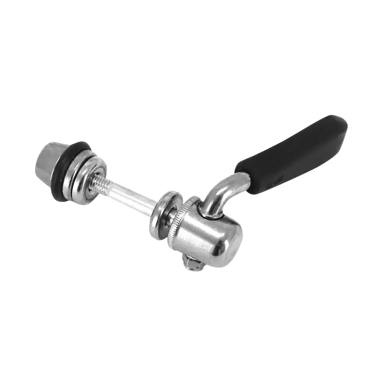 Blocage rapide de selle Ergotec acier noir-chrome M6 x 55 mm