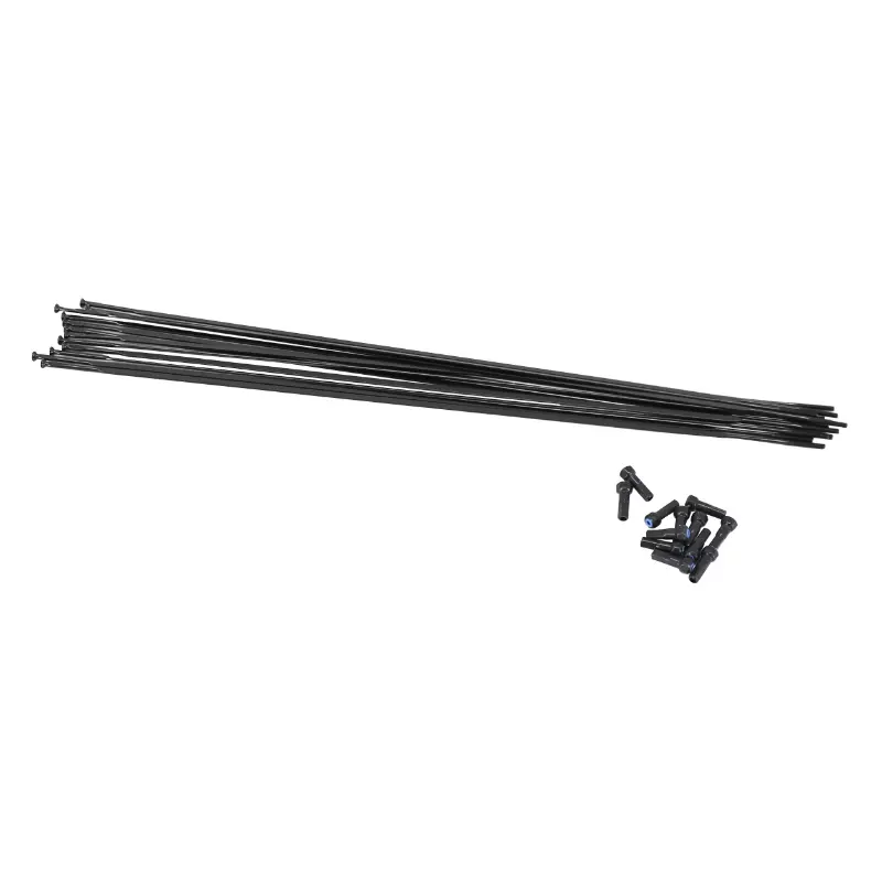 Rayon inox Mavic renforcé tête droite pour roue Ksyrium 30 L 287 mm avec écrou (boîte de 12)