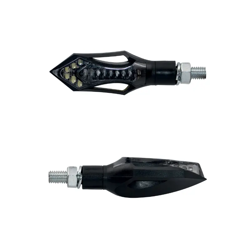 TAAC FR12 14 LED 스모크 블랙 포지션 라이트 기능 내장 클리어런스 라이트 (M8 - 길이 74MM - 높이 26MM) (페어) 프리미엄 품질 - ECE 인증