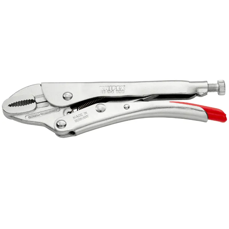 Alicate de bancada universal Pro Knipex 180 mm zincado com parafuso de regulação (41 04 180)