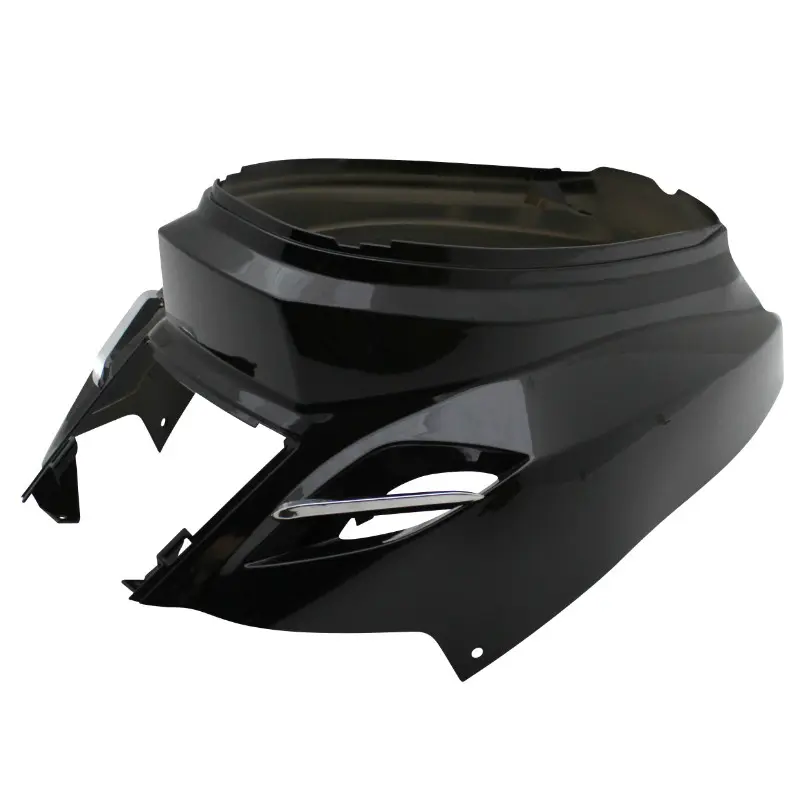 Coque arrière Replay Design Edition pour MBK 50 Booster 2004+ / Yamaha 50 BWS 2004+ noir brillant